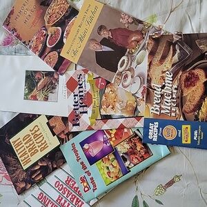 Vintage Mini Cookbooklets Set of 8 Bread Tabasco Vintage Atkins Rosarita